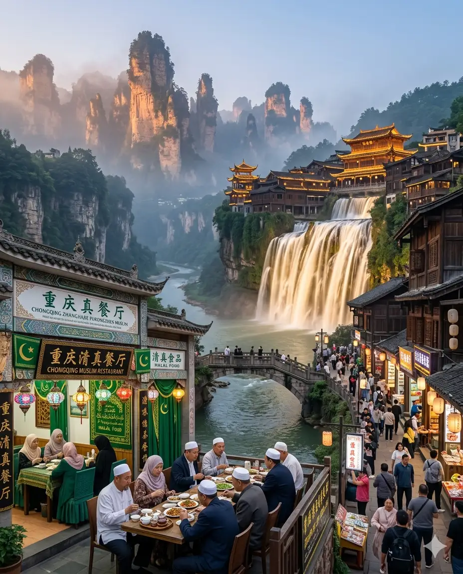 CHINA CHONGQING – ZHANGJIAJIE – FURONGZHEN MUSLIM