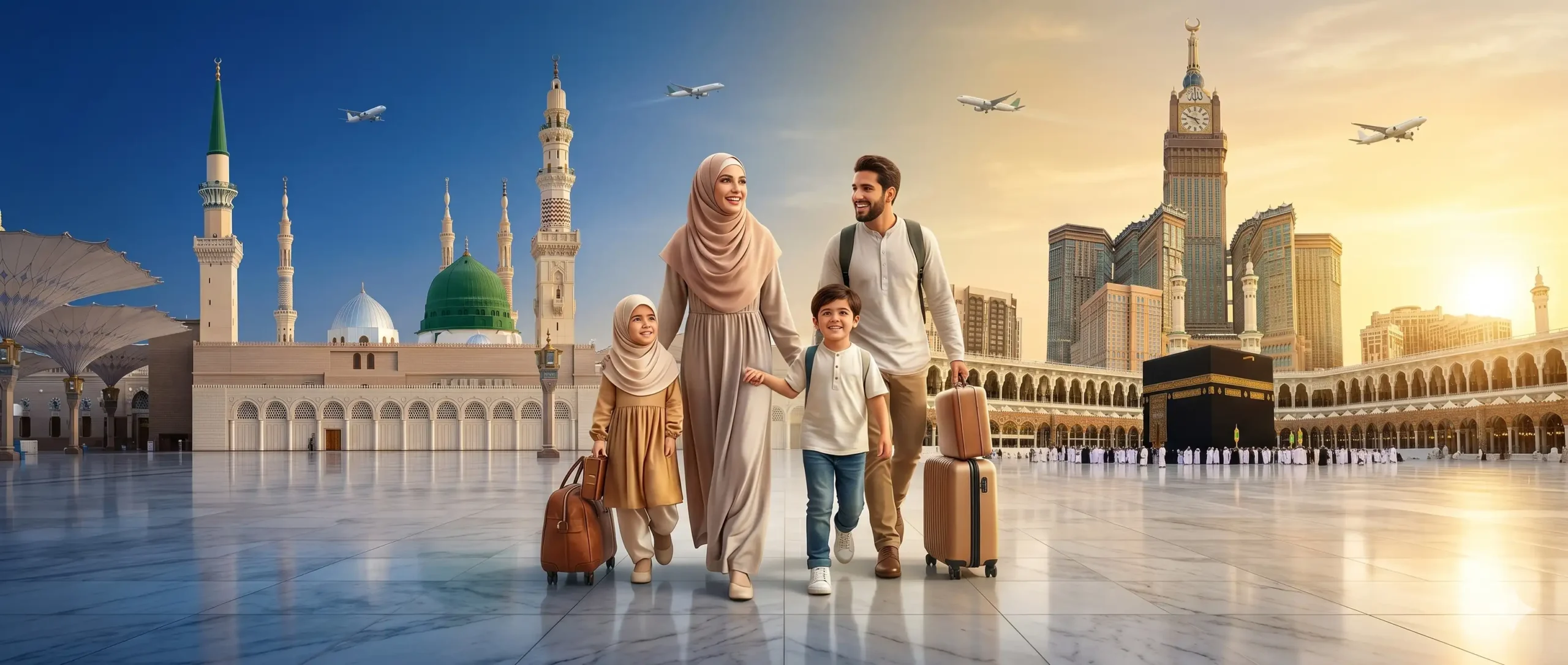 Banner Makkah Madinah